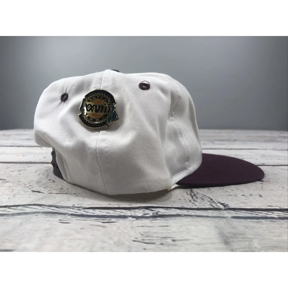 Vintage 1994 The Game Super Bowl XXVIII Snapback Hat Georgia Dome Atlanta White